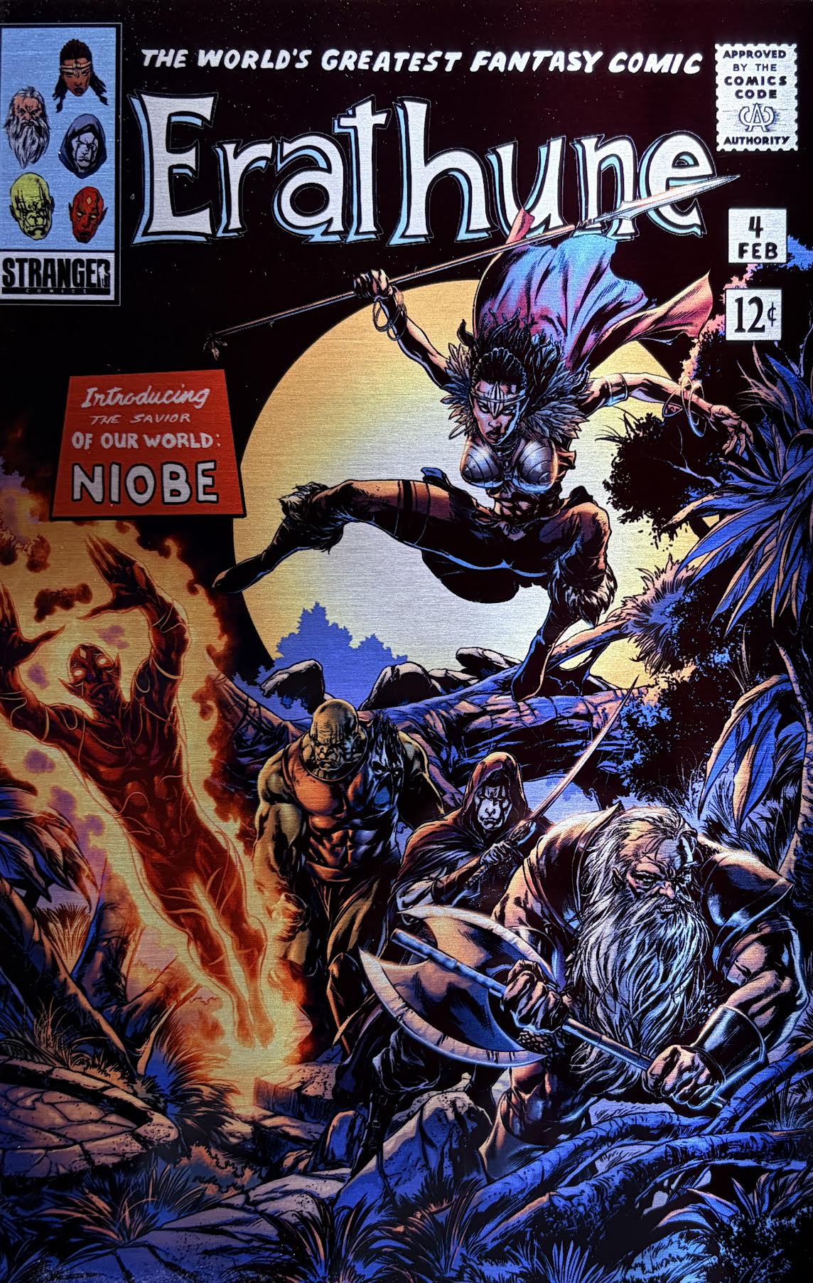 Erathune #4: Fantastic Four #52 Homage (Black Panther)