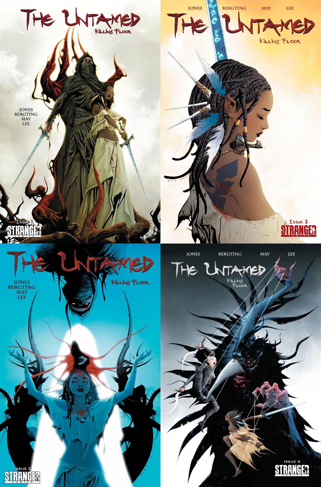 The Untamed: Killing Floor - Jae Lee (1-4) Variant Set