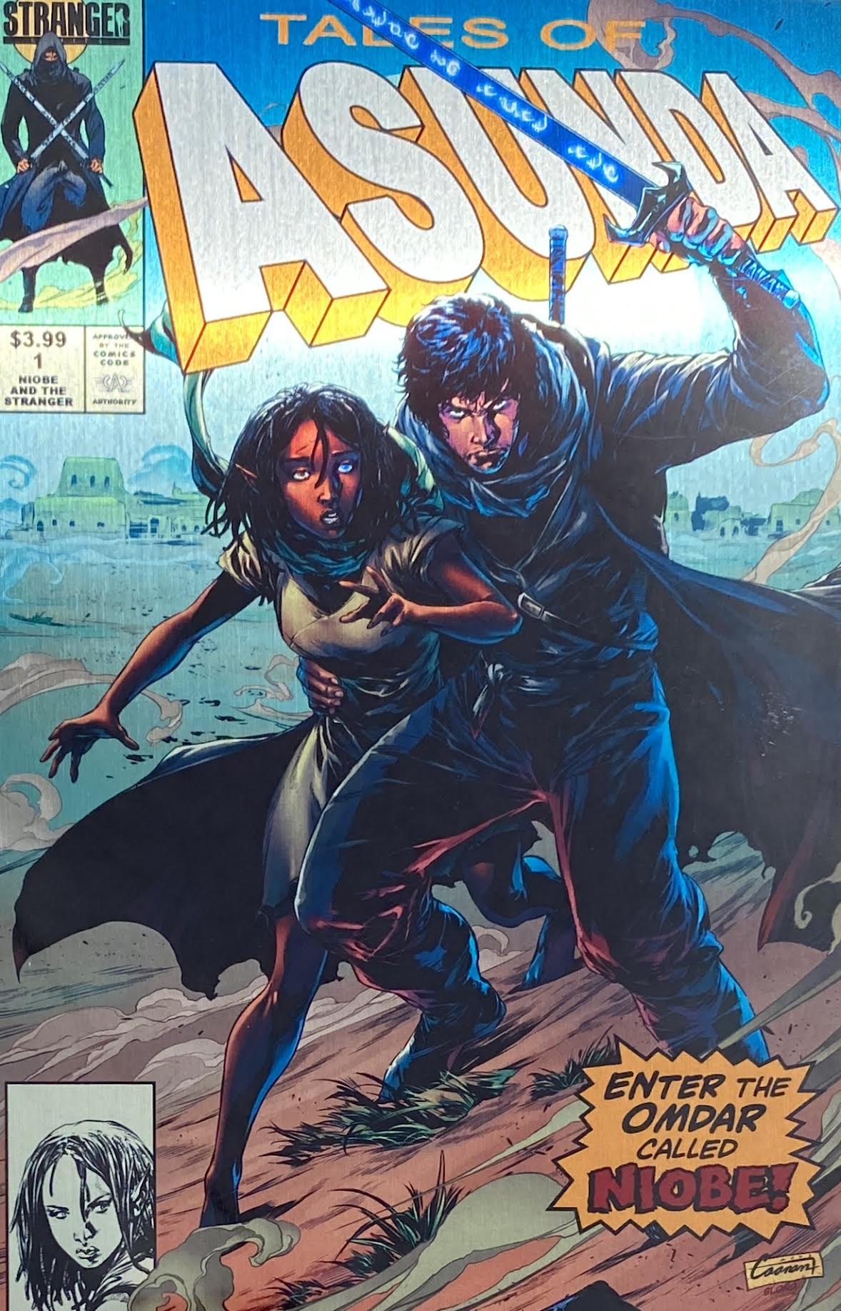 Tales of Asunda #1: Niobe and The Stranger "First Kill" X-Men #266 Homage - Canaan White (SDCC Exclusive)