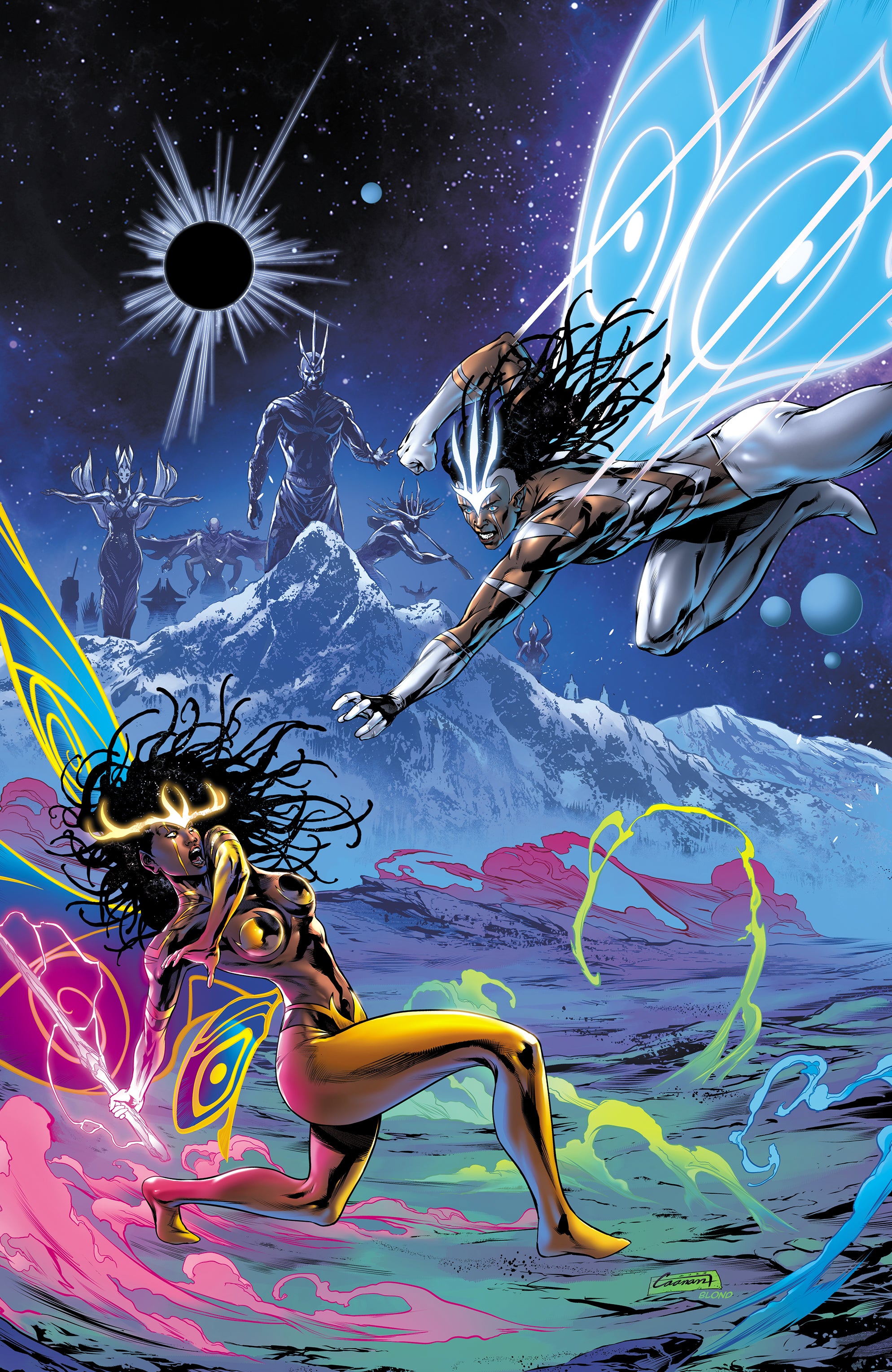 Niobe & Dura #2 Caanan White Silver Surfer Homage