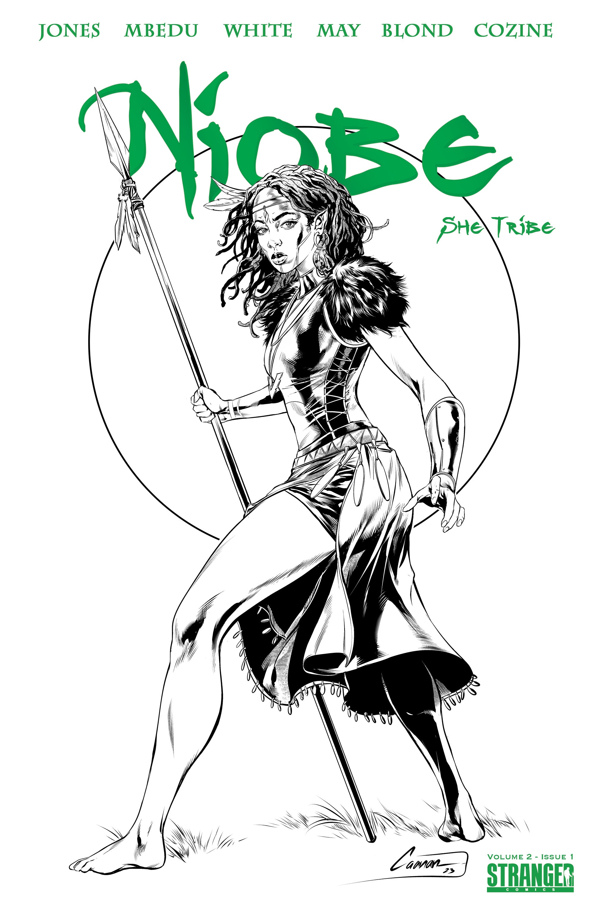 Tales of Asunda V2 #1 Niobe: She Tribe Caanan White Ink Preview