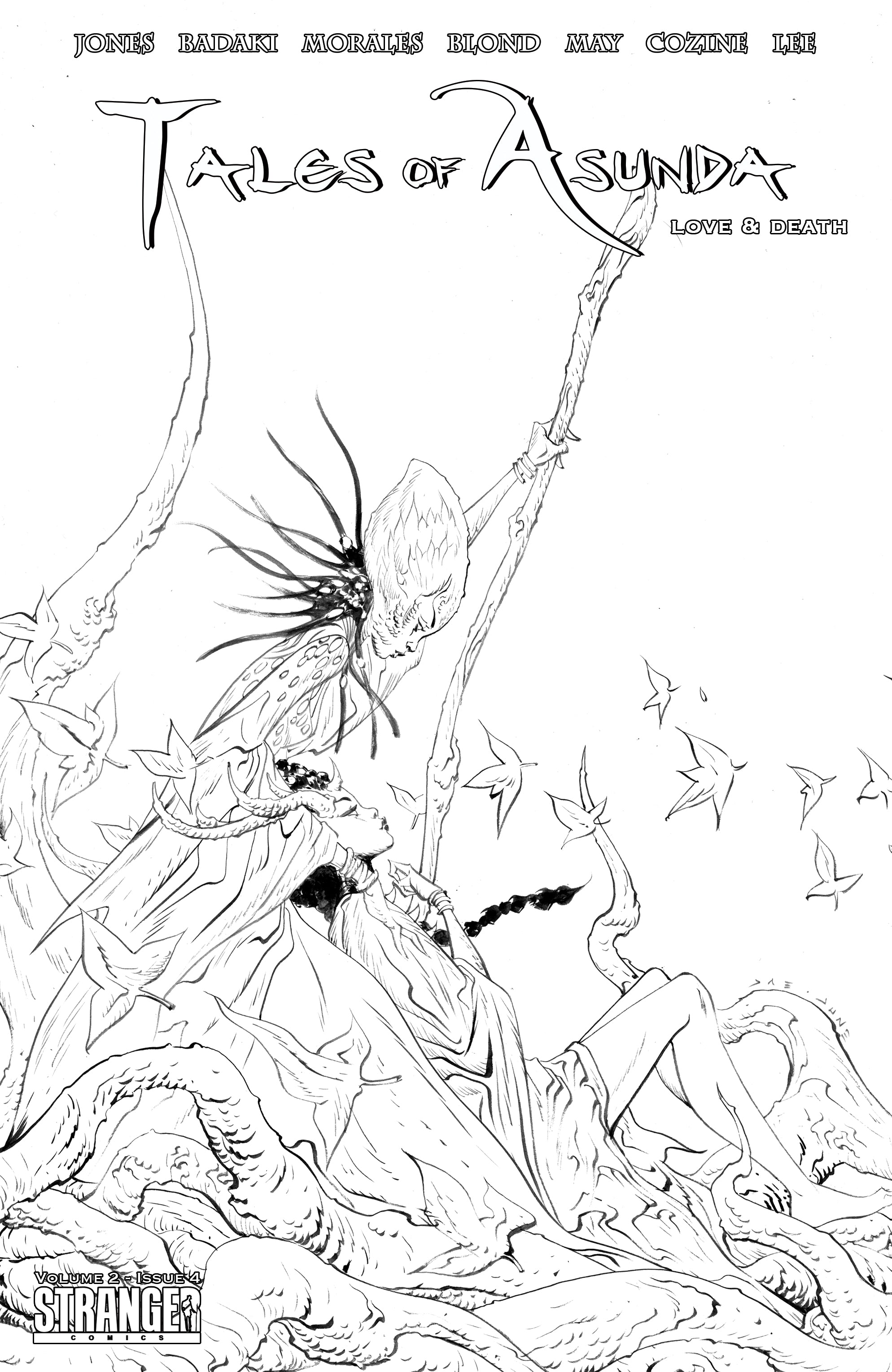Tales of Asunda Vol. 2 #4 Love & Death Jae Lee Inks Edition