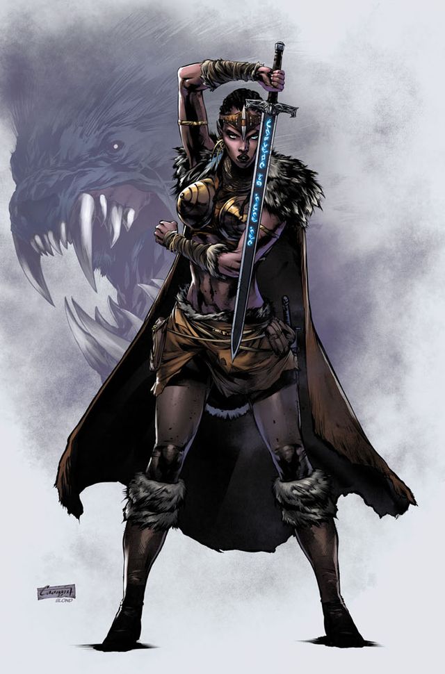 Tales of Asunda V2 #1: Niobe She Tribe - Caanan White (Massive Select Blade Homage)