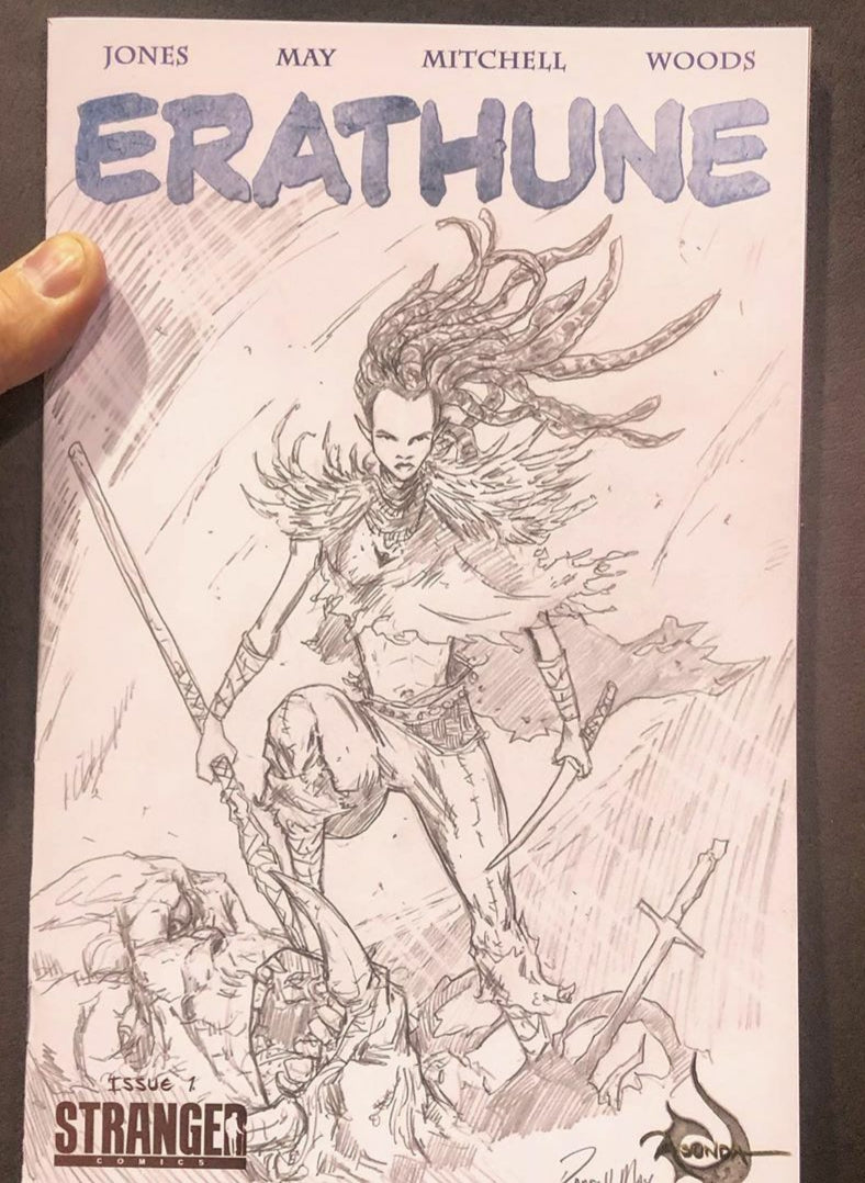 Darrell May Sketch Cover Commission