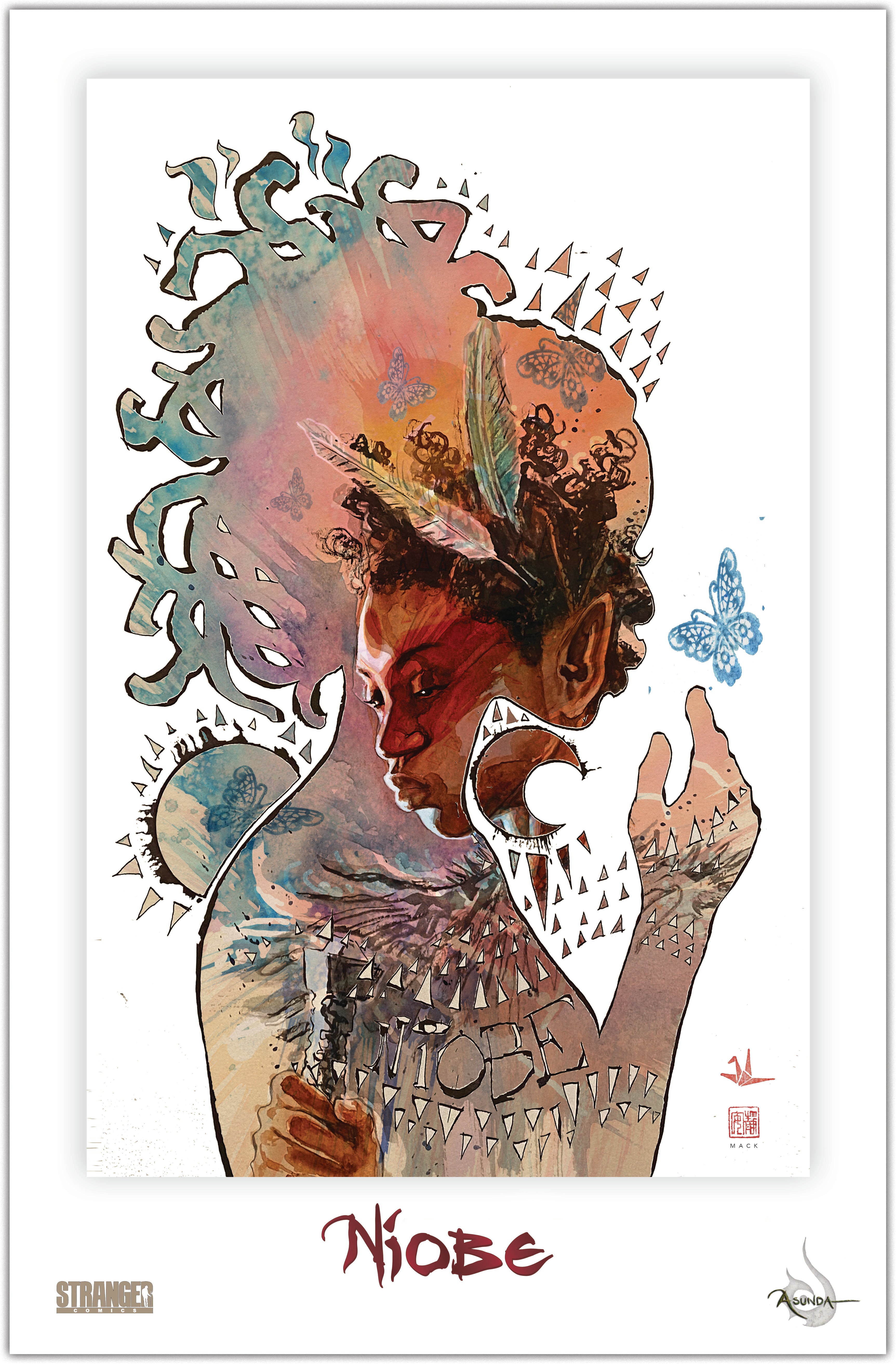 Tales of Asunda #1 First Kill Mack Patreon Exclusive 11x17 Litho