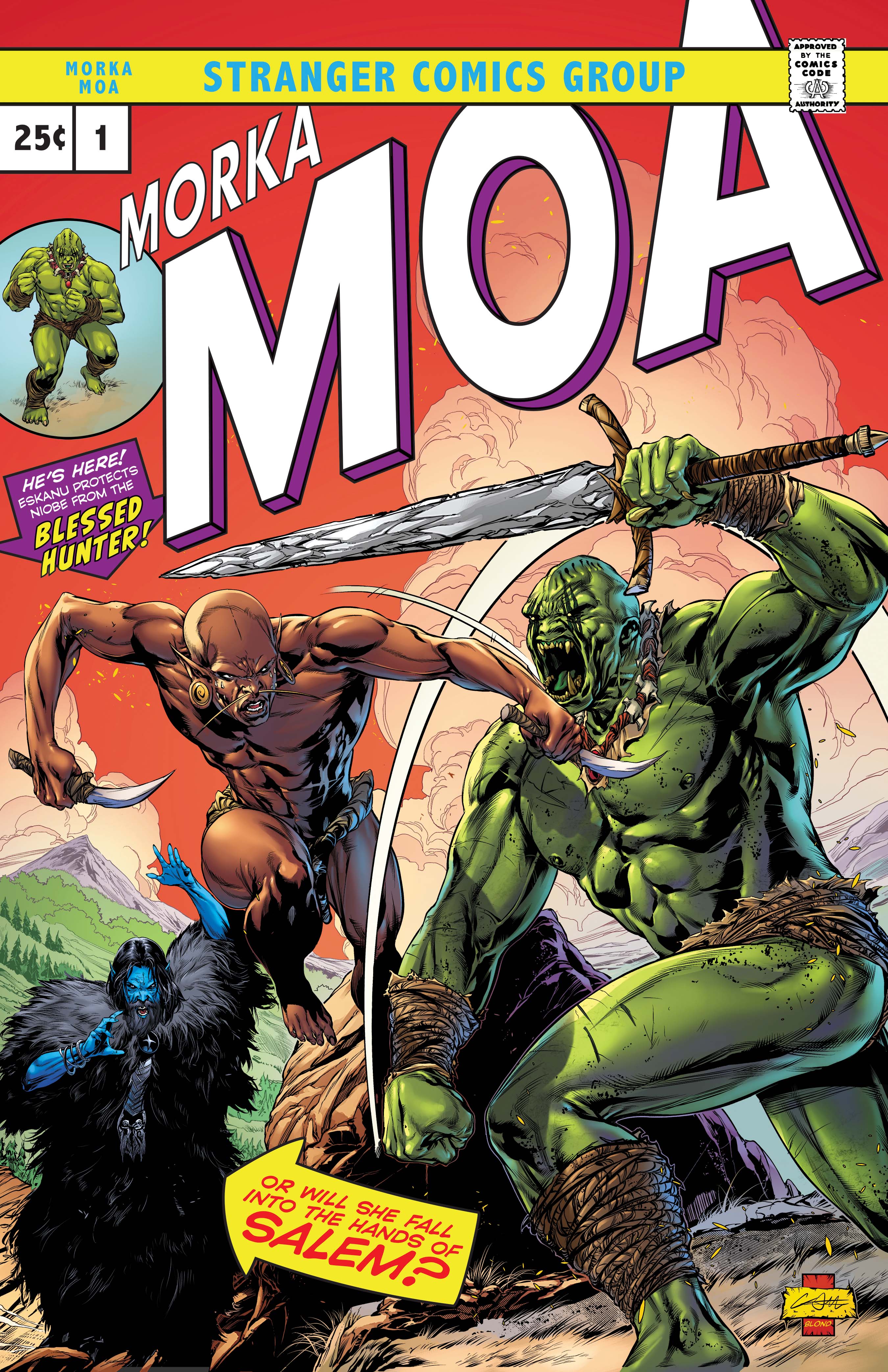 Morka Moa Hulk 181 Homage Eskanu 11x17 Print