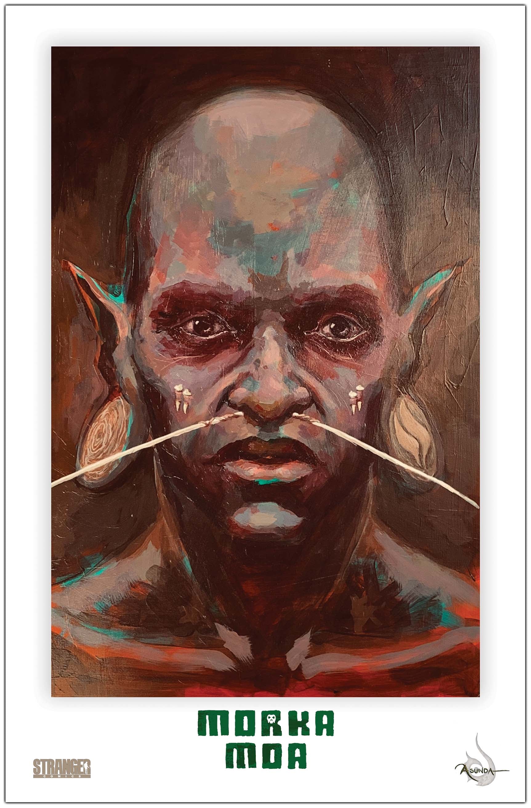 Morka Moa Thornsberry Eskanu 11x17 Print