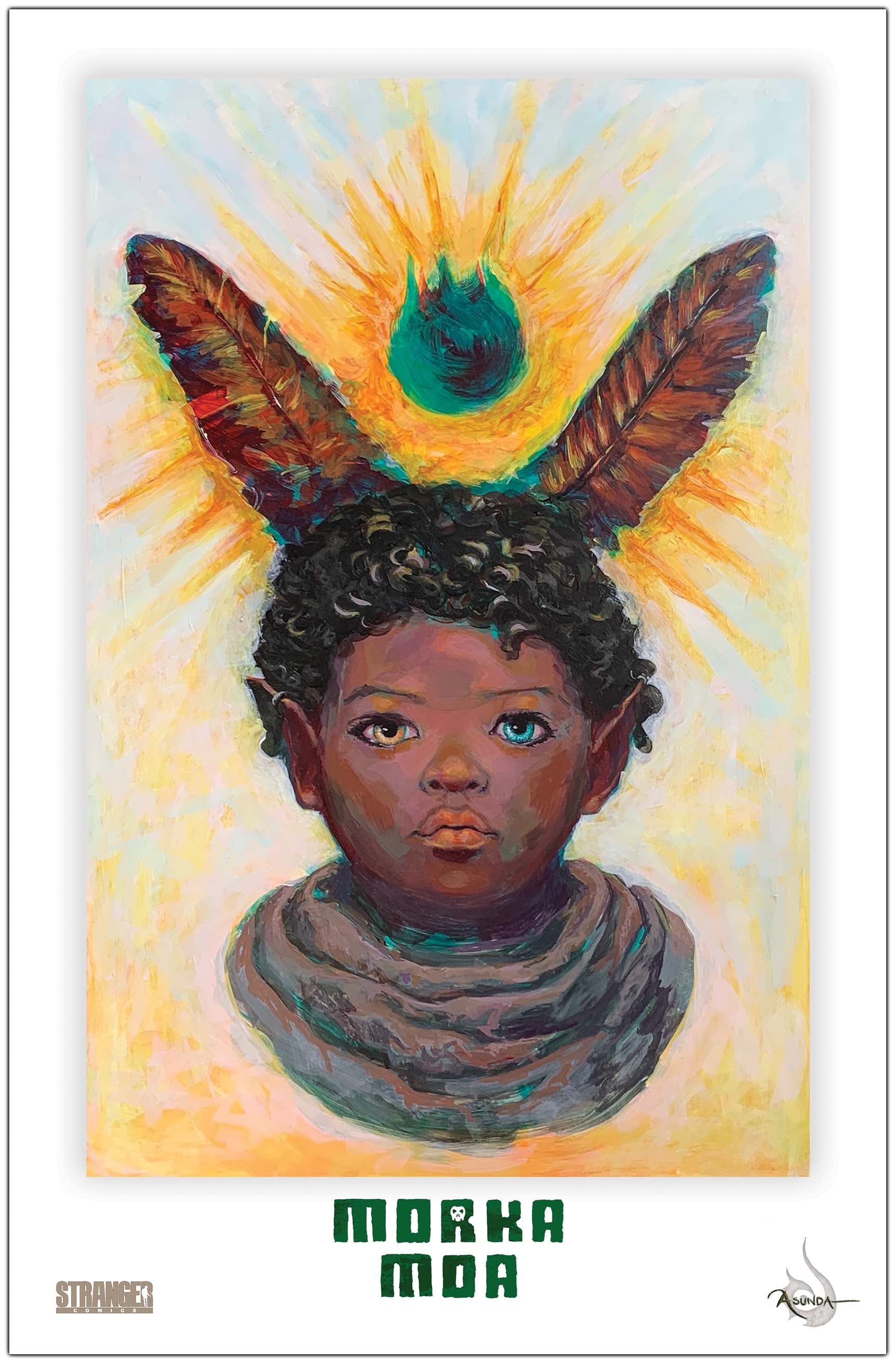 Morka Moa Thornsberry Baby Niobe 11x17 Print