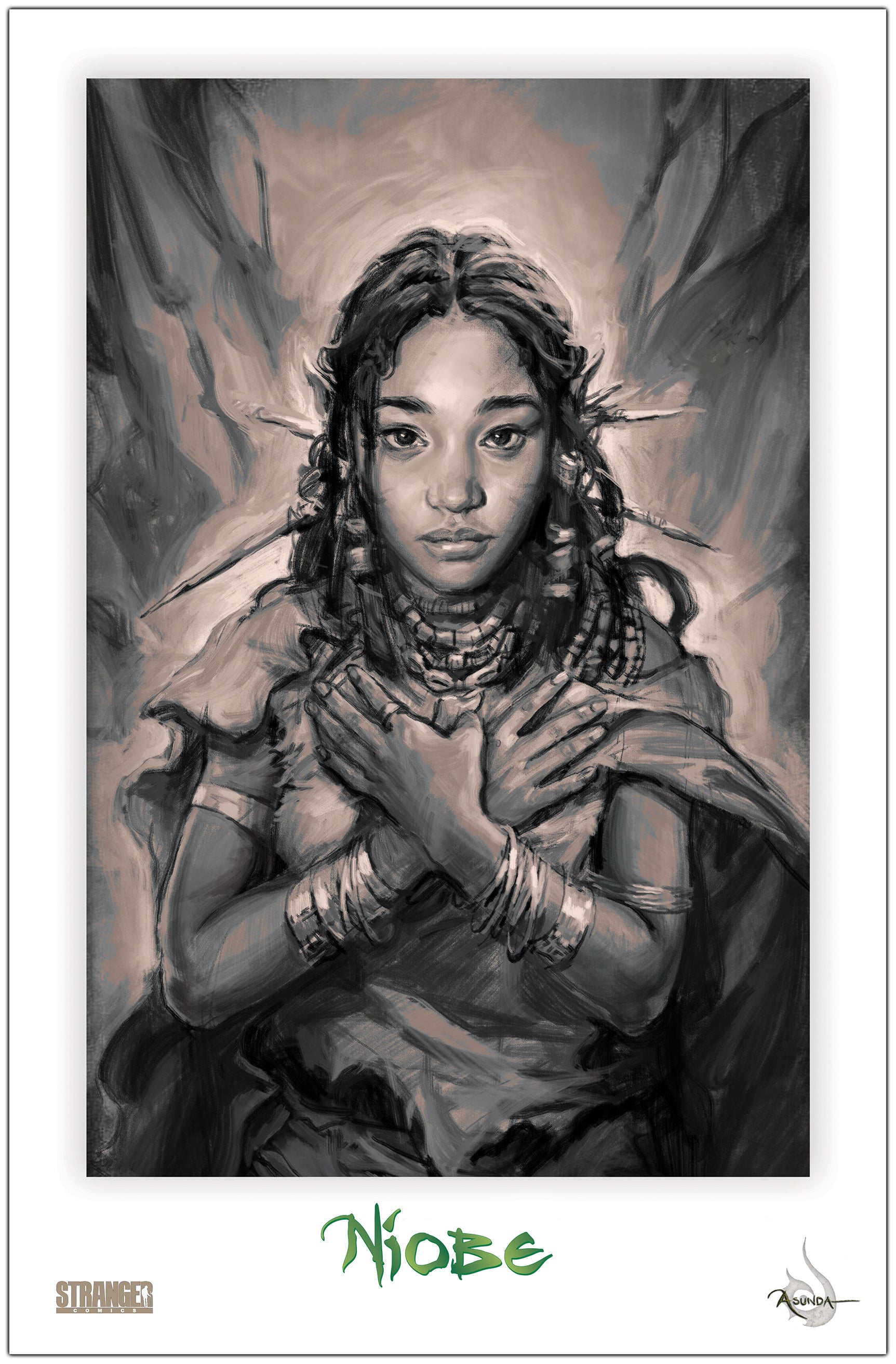 Niobe in Prayer Hyoung 11x17 Print