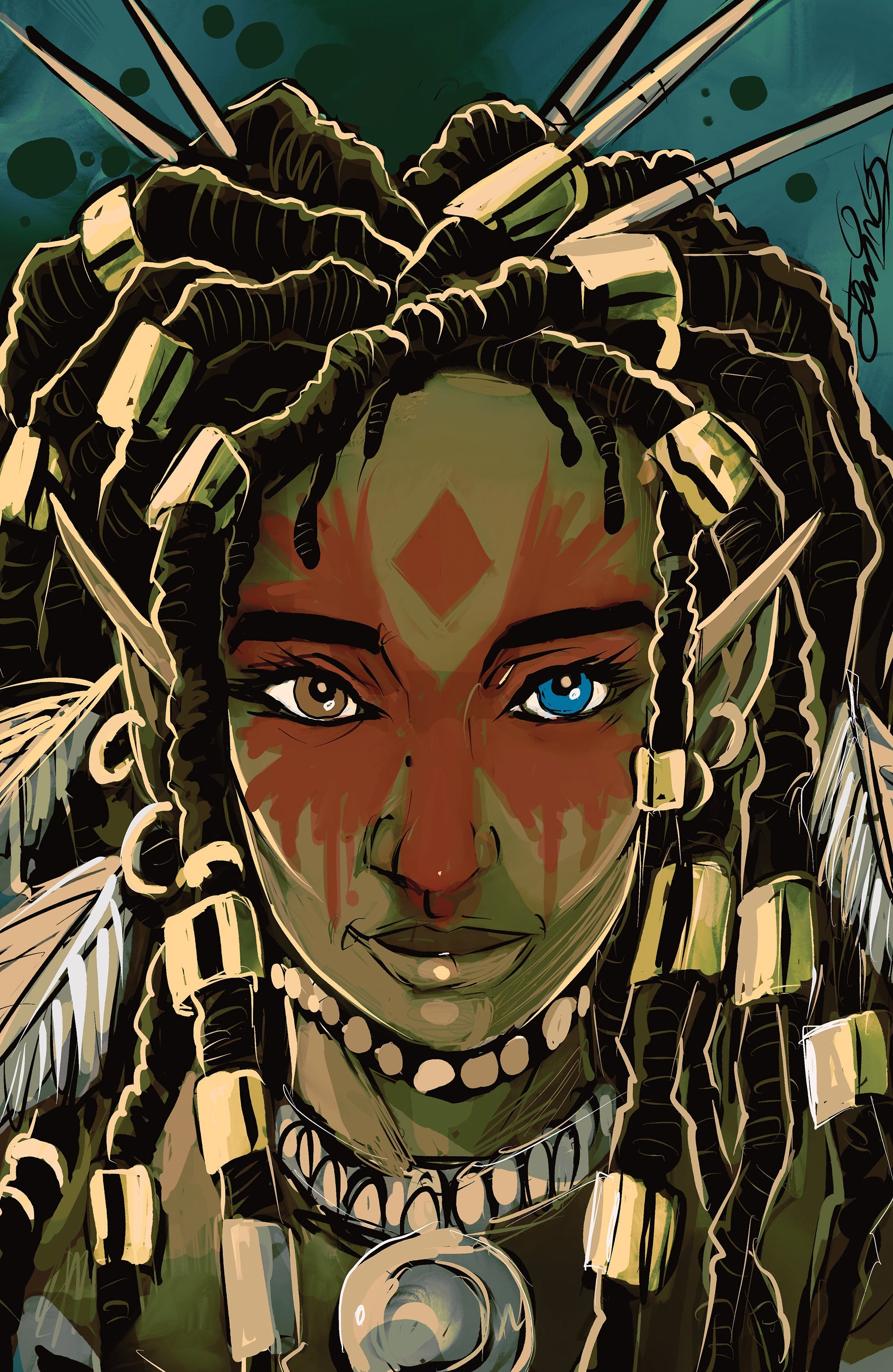 Niobe: She is Death #4 John Jennings Patreon Silver Metal Exclusive