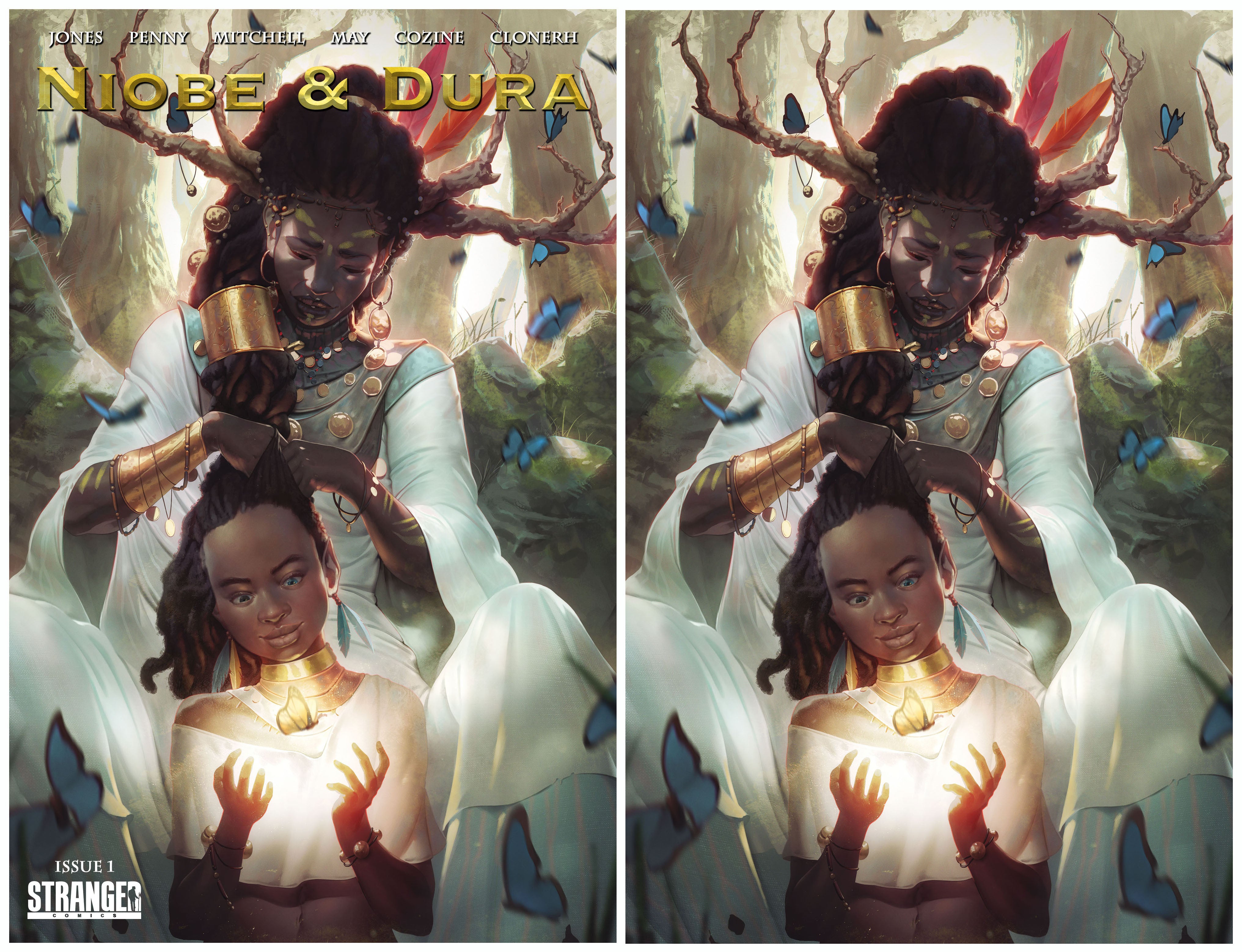 Niobe and Dura #1 ClonerH "Fly Butterfly" Variants