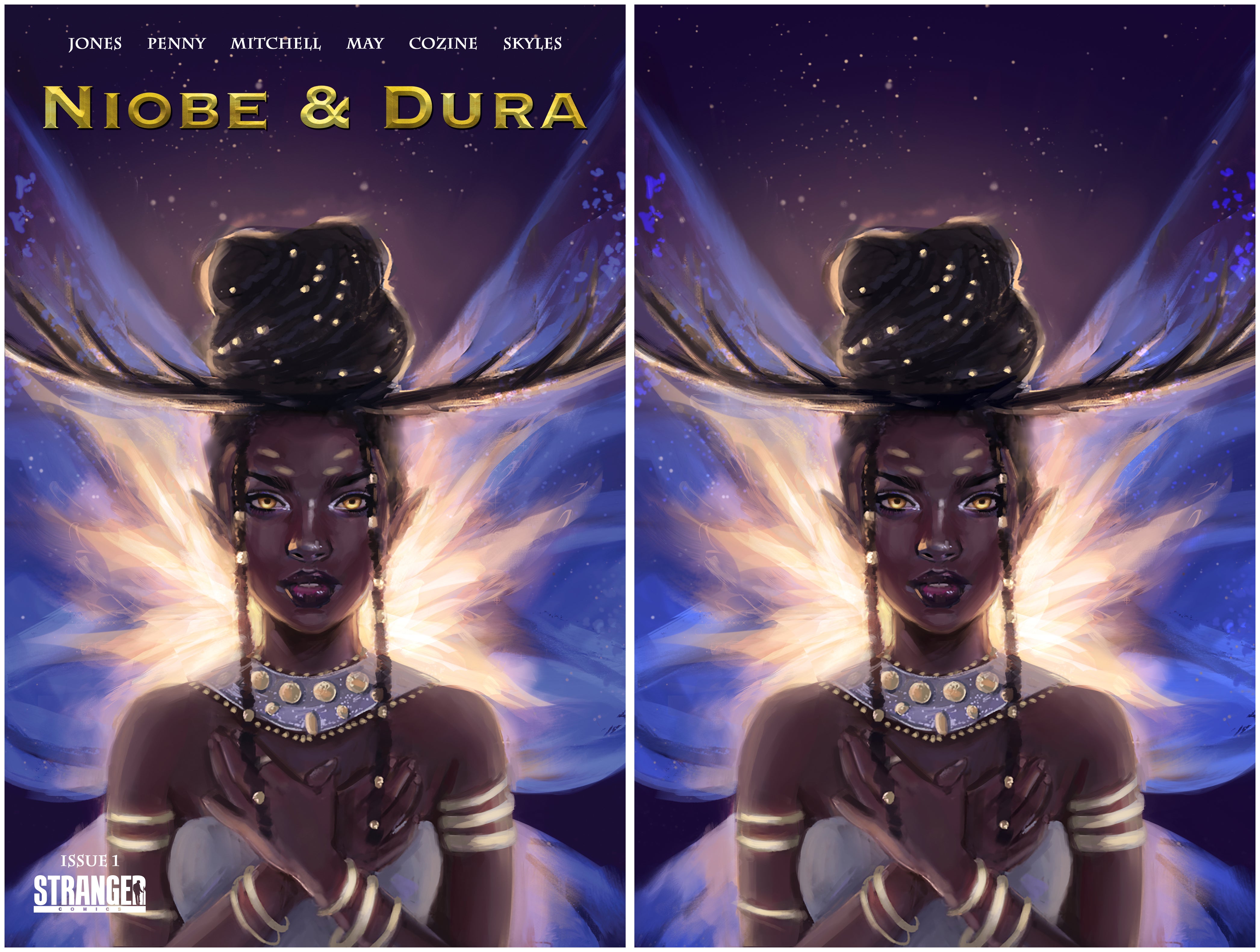 Niobe and Dura #1 Talia Skyles "Divine" Variants