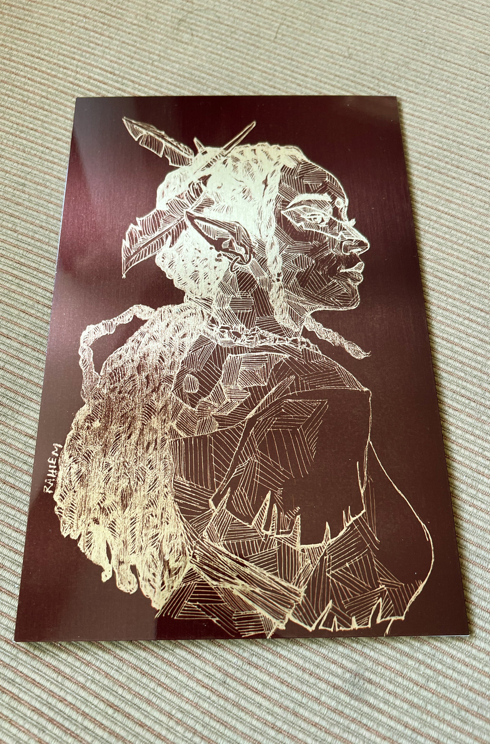 Tales of Asunda #1 First Kill Rahiem Milton Patreon Gold Metal Exclusive