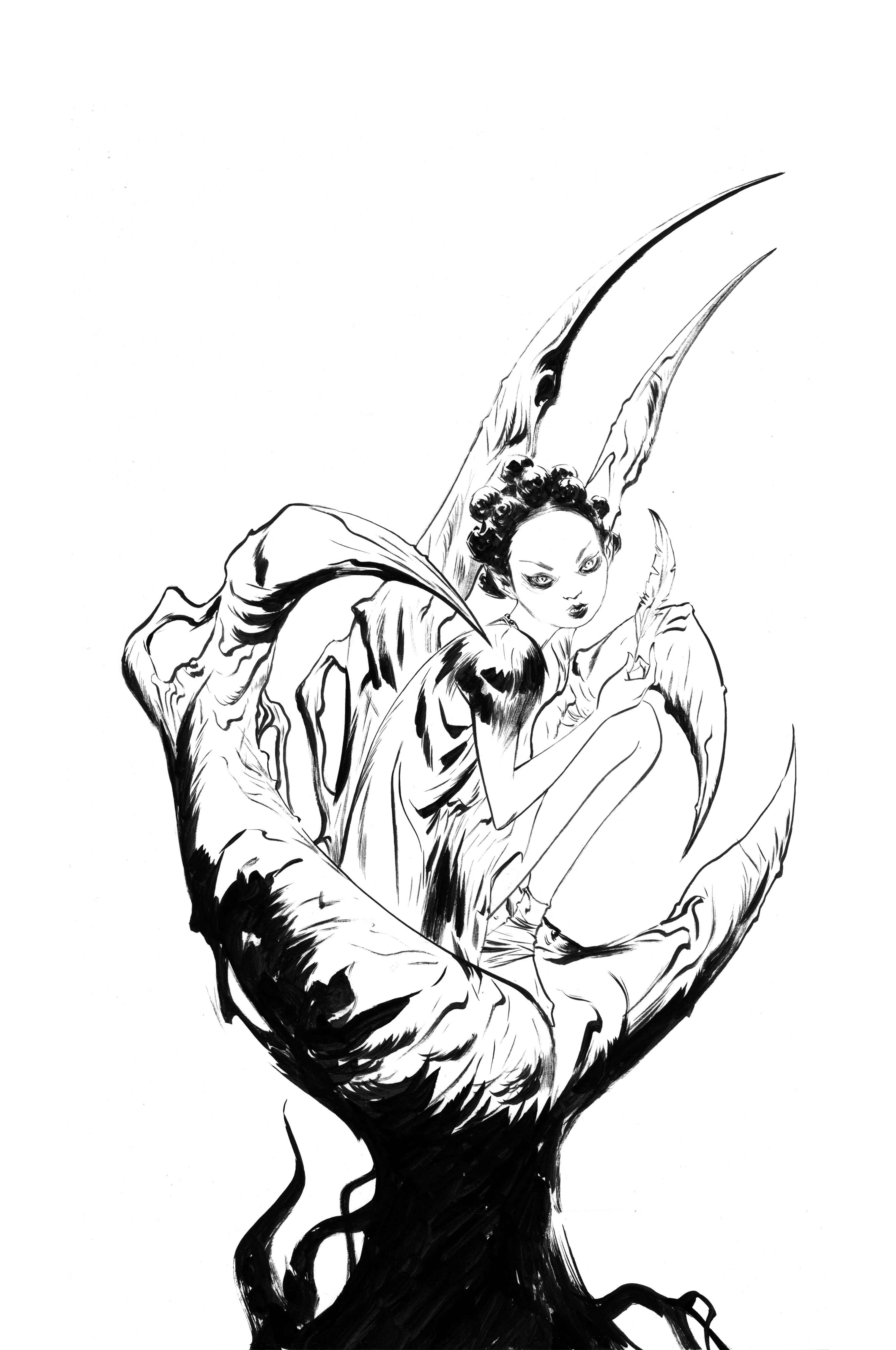 Niobe and Dura #1 Jae Lee Inks