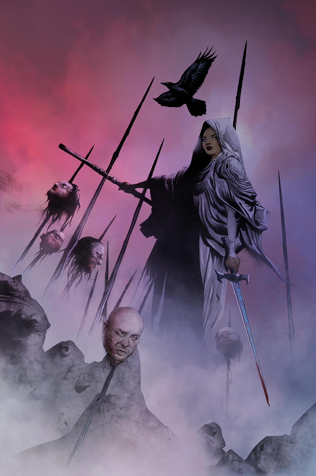 NIOBE: She is Death #1 Head on Spikes KS