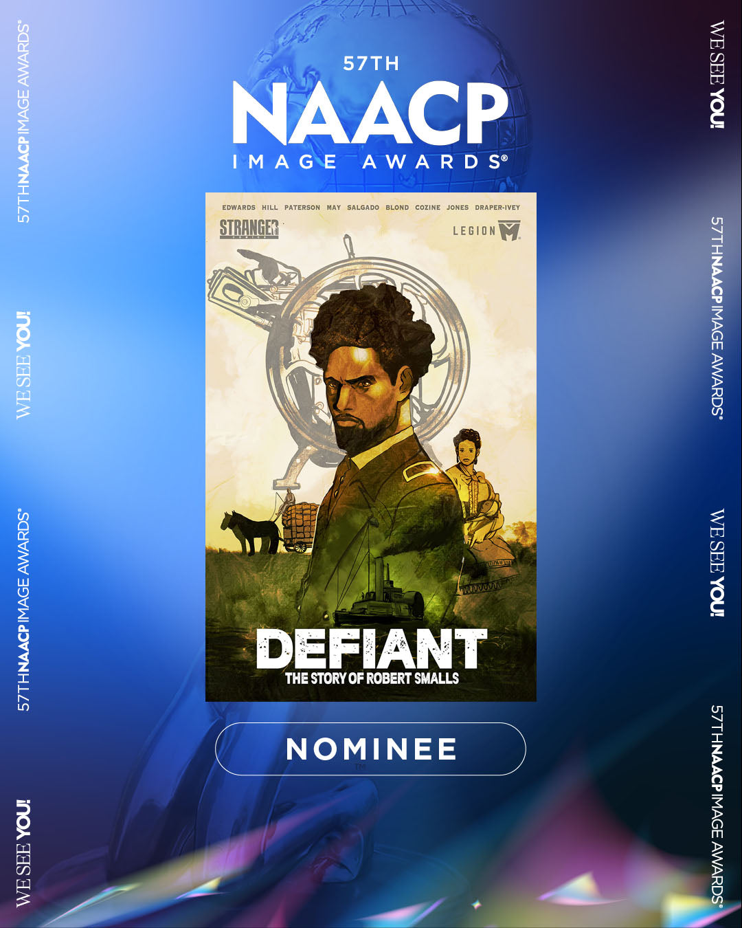 DEFIANT IS NAACP NOMINATED!