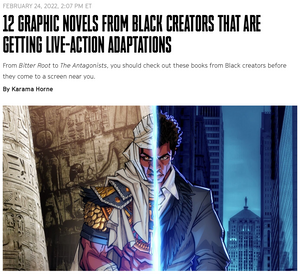 Stranger Comics and Joint Venture with Prentice Penny Feature in 25% of SYFY's List of Black Adaptations