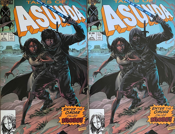 Tales of Asunda #1: Niobe and The Stranger "First Kill" X-Men #266 Homage - Canaan White (SDCC Exclusive)