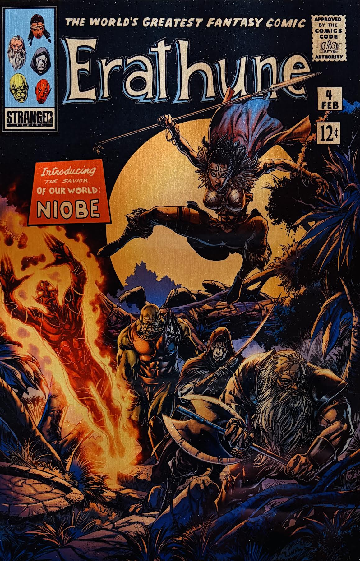 Erathune #4: Fantastic Four #52 Homage (Black Panther)