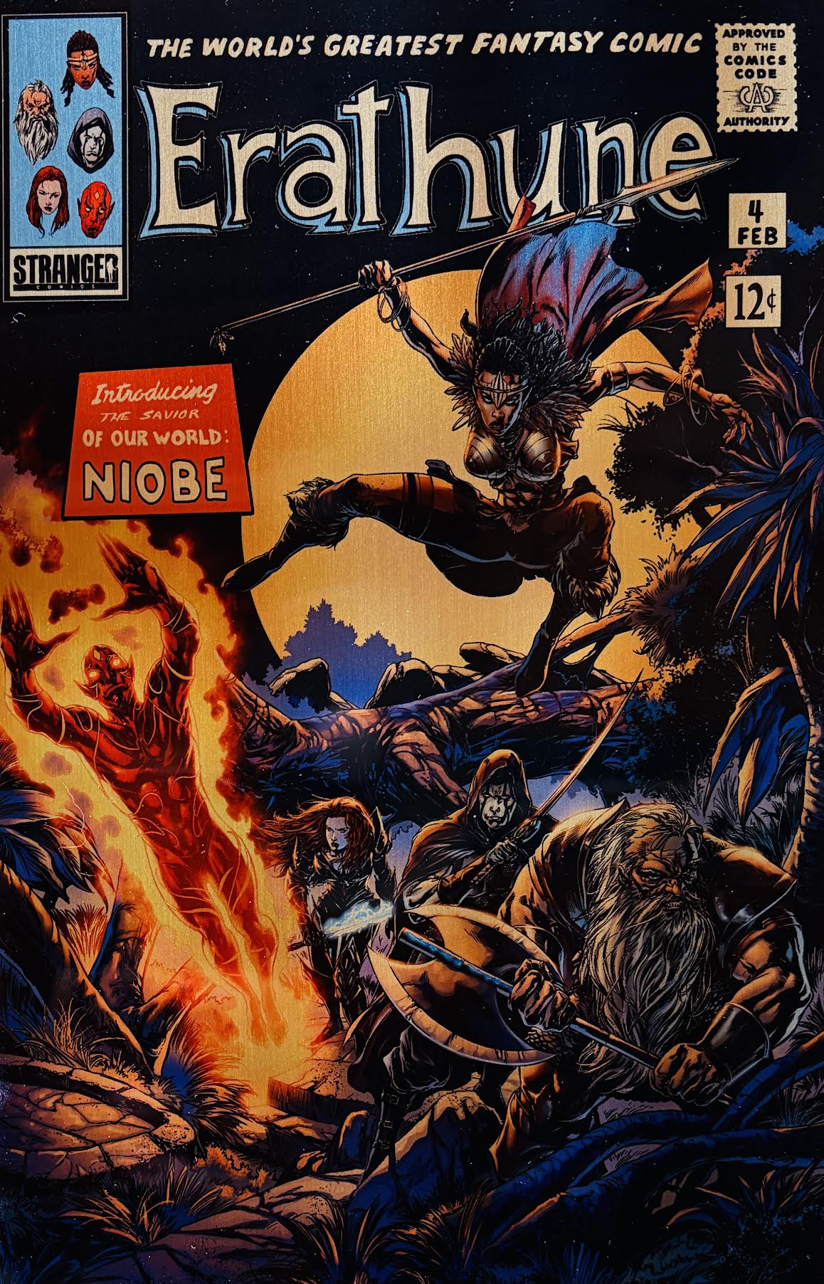 Erathune #4: Fantastic Four #52 Homage (Black Panther)