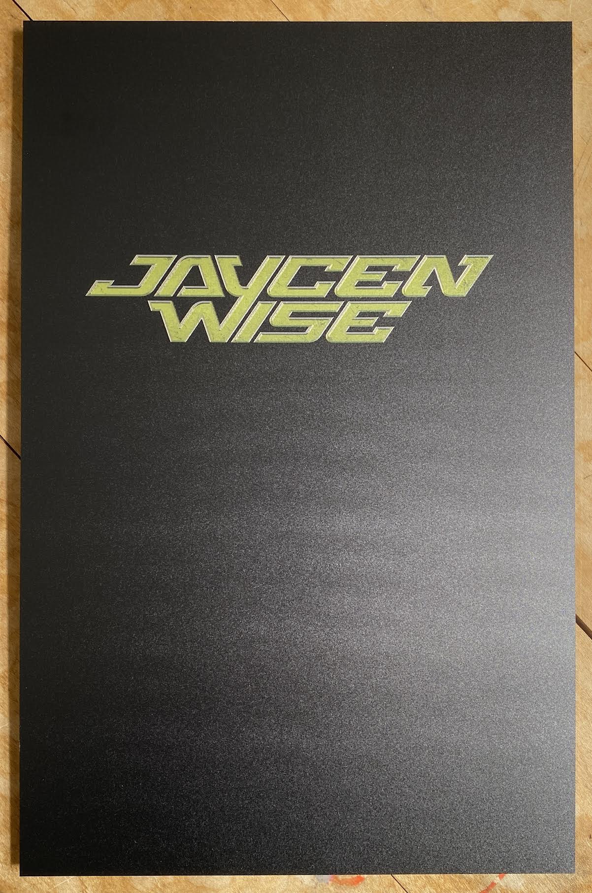 Jaycen Wise #1 SDCC Exclusive "Black Secret Doc" Edition