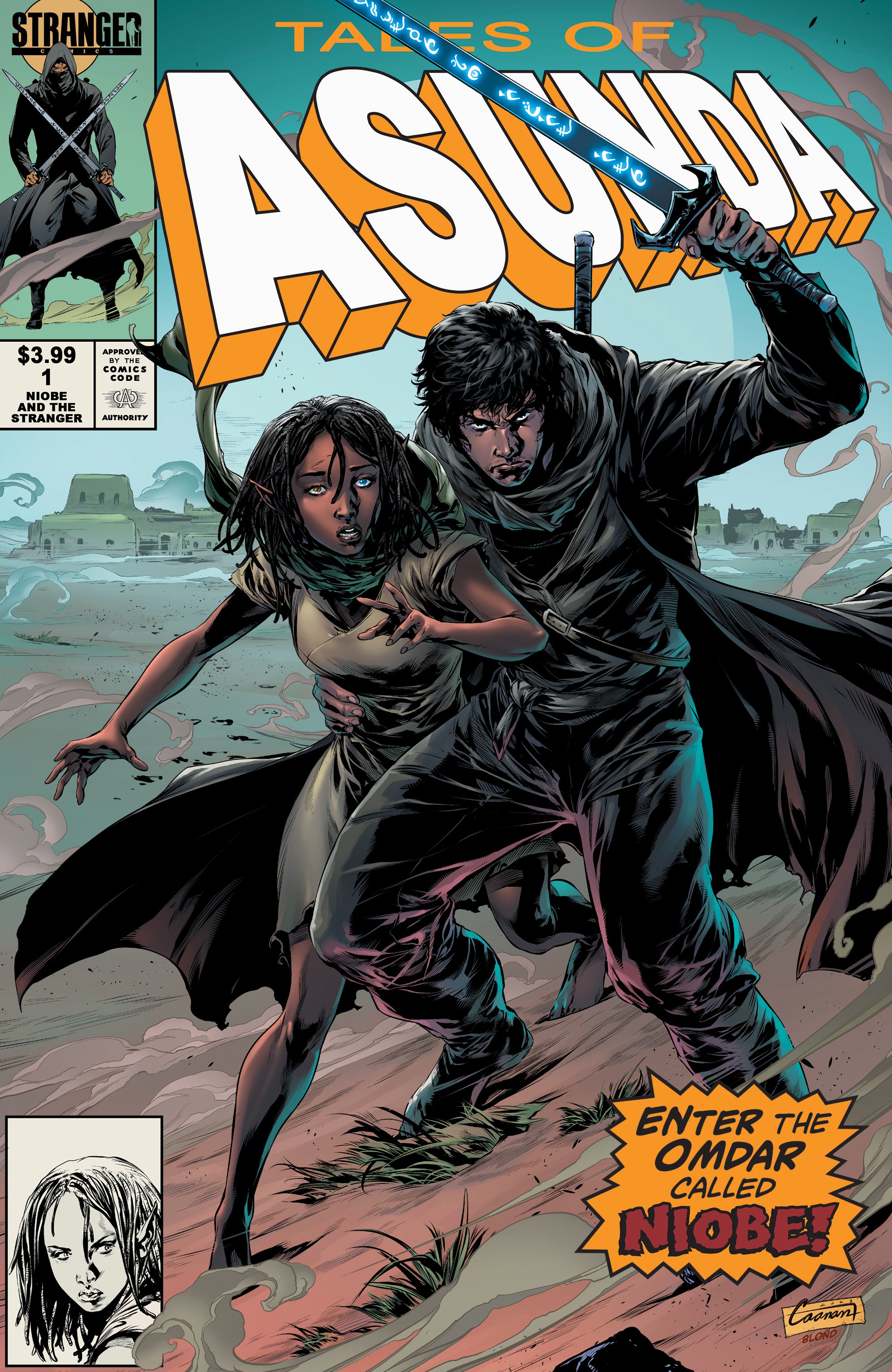 Tales of Asunda #1: Niobe and The Stranger "First Kill" X-Men #266 Homage - Canaan White (SDCC Exclusive)