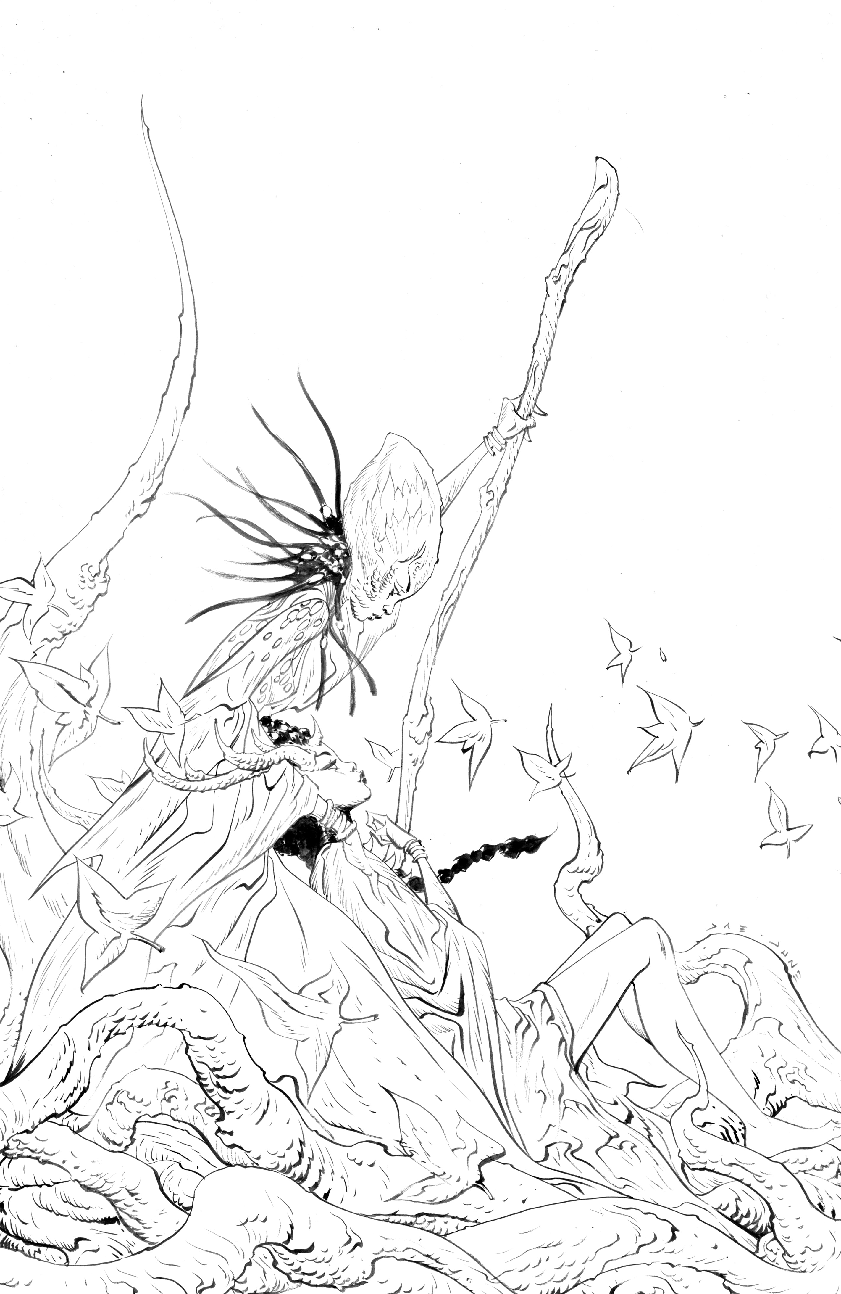 Tales of Asunda Vol. 2 #4 Love & Death Jae Lee Inks Edition