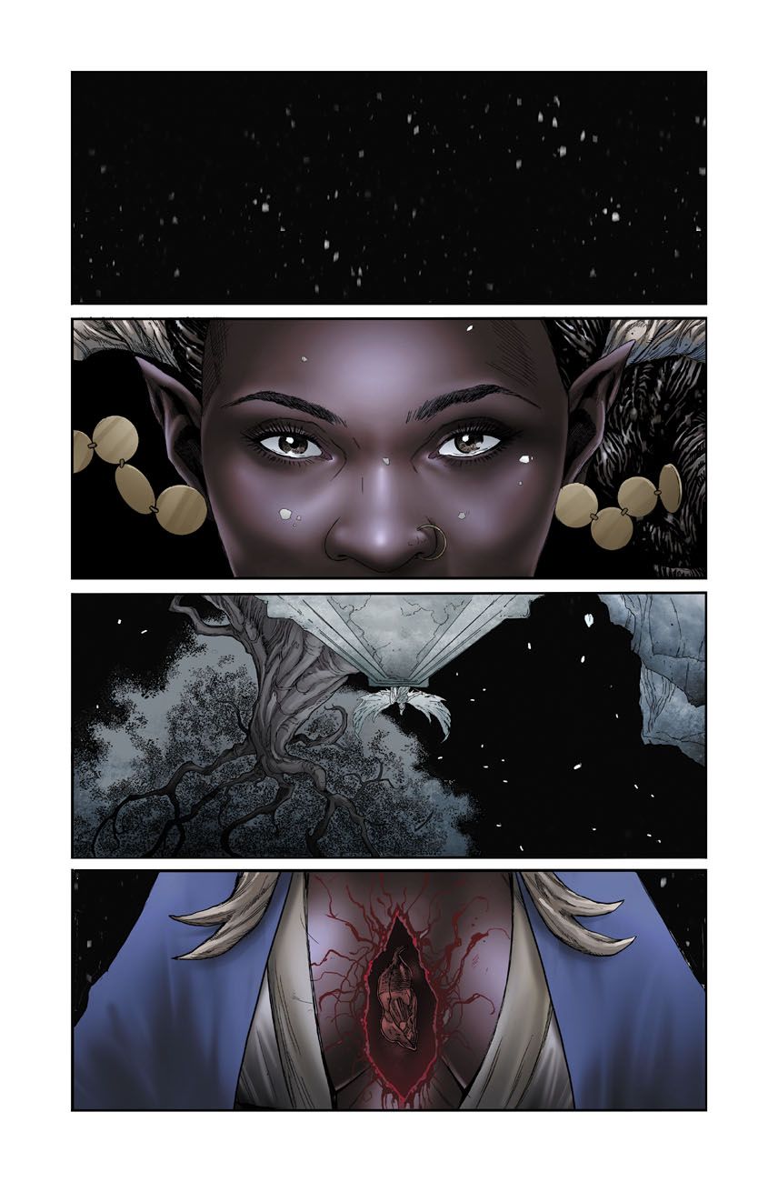 Tales of Asunda Vol. 2 #4 Love & Death SDCC Exclusive Tehani Farr Spot Color NSFW Intimate Edition