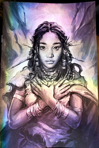 Niobe: She is Life #1 Hyoung Taek Nam "Hands Folded" Foil Virgin Variant (Limited to 100)