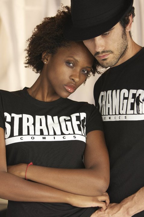Stranger Comics Shirt - Black
