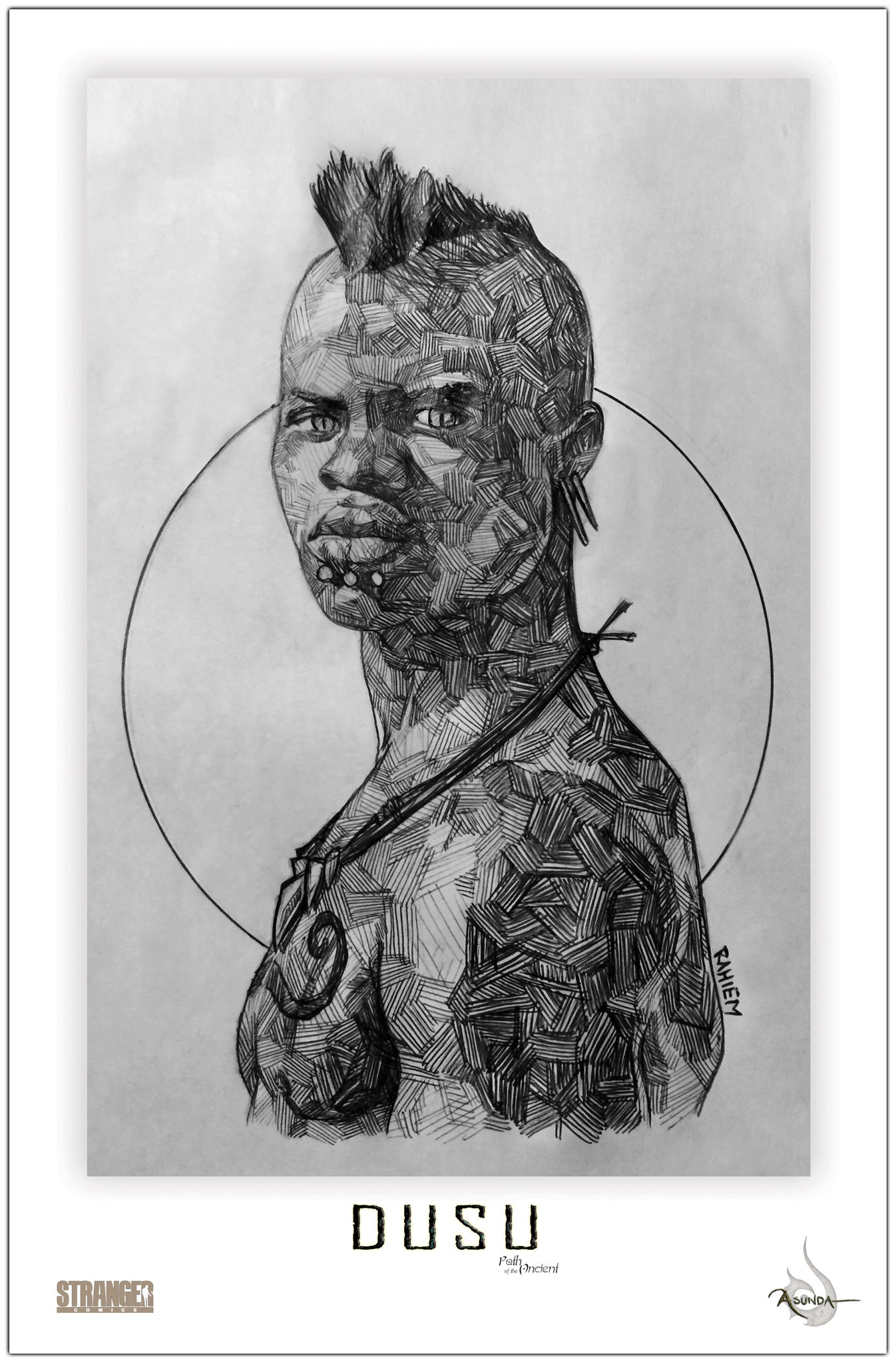 Dusu Milton Sketch 11x17 Print