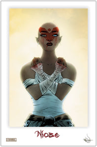 Niobe Bloody Fists Jae Lee 11x17 Print