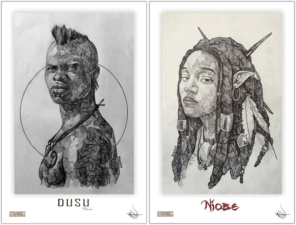 Dusu Milton Sketch 11x17 Print