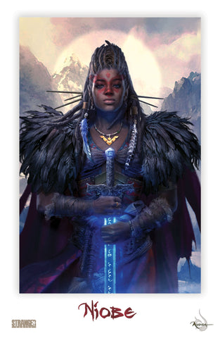 Niobe Blue Sword Hyoung 11x17 Print