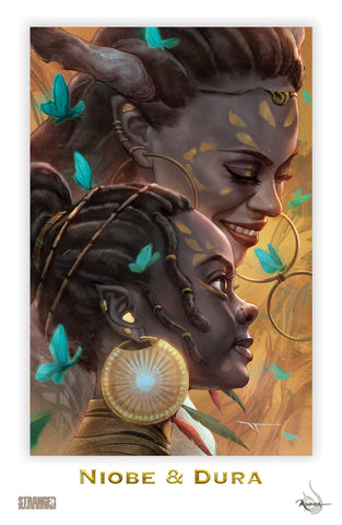 Niobe & Dura #1 Ivan Tao 11x17 Print