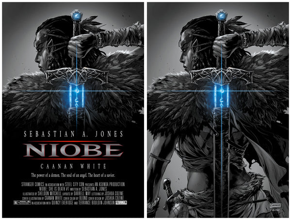 Niobe: She is Death #1 Blade Homage Spot Color Set