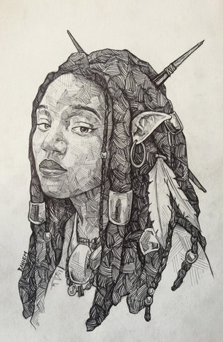 Niobe: She is Life #2 Hoknes Rahiem Milton Sketch