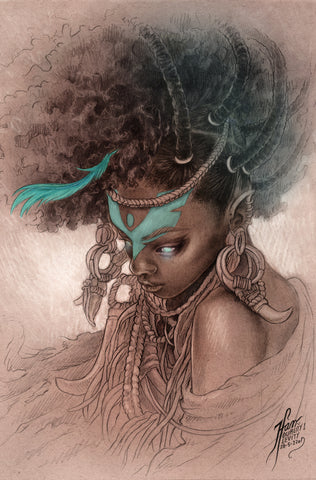 Niobe and Dura #1 Tehani Farr 11x17 Print