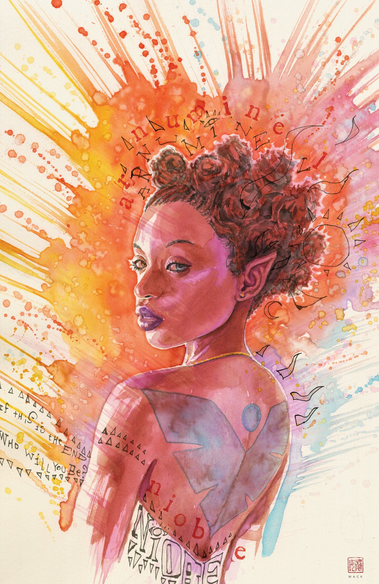 Niobe and Dura #1 David Mack Niobe Variant