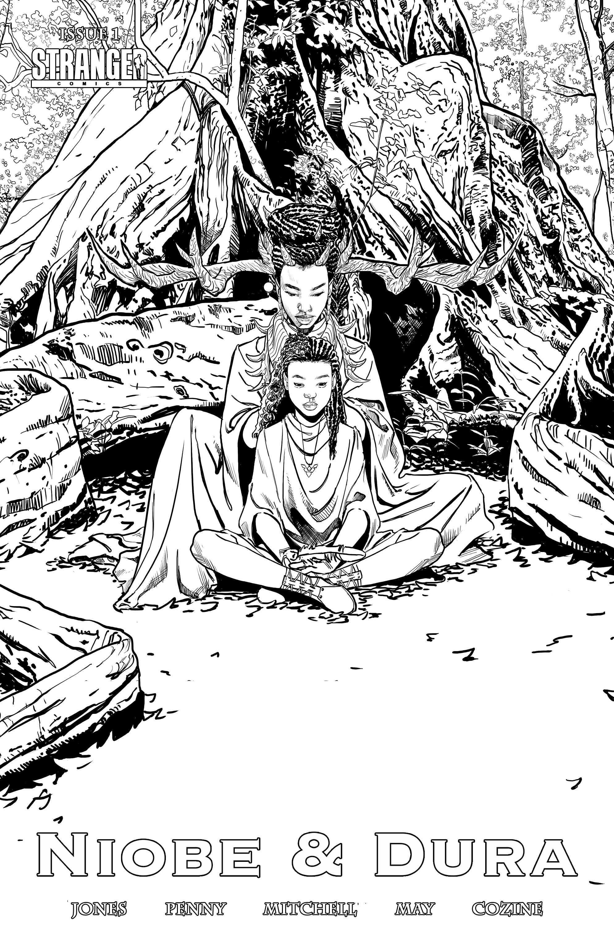 Niobe and Dura #1 Mitchell "Piece Peace" Variants