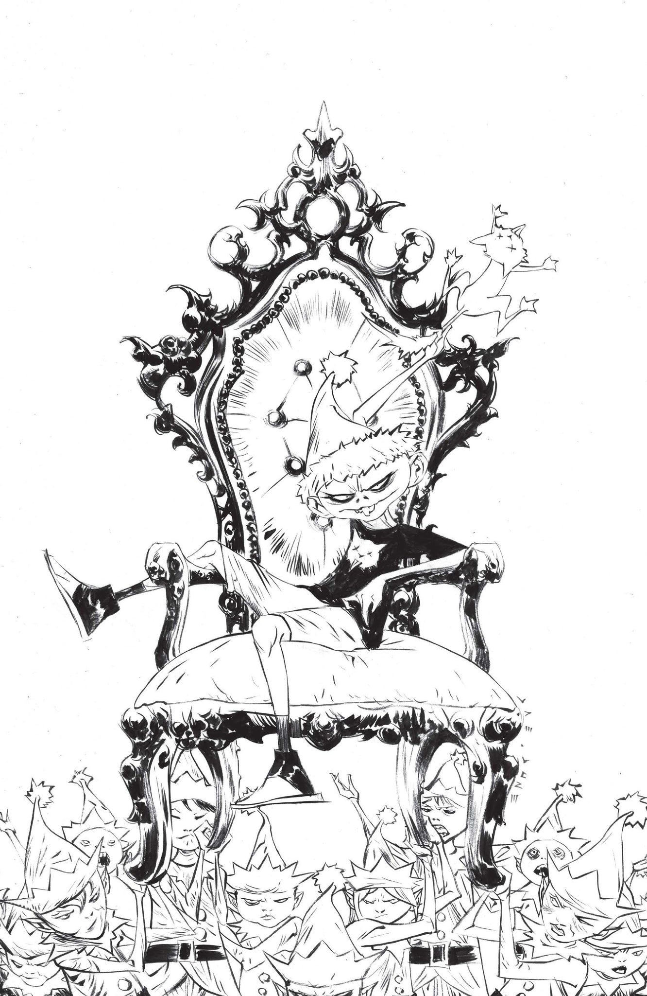 Ruining Christmas #1 Jae Lee "All Hail Li'l Joey" Inks Variant