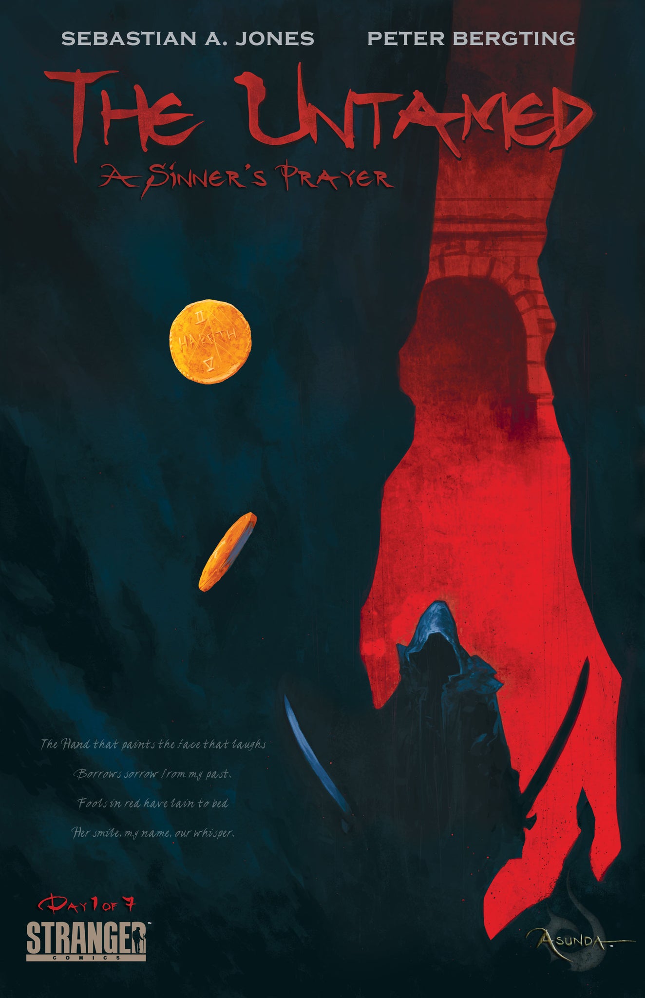 The Untamed: A Sinner's Prayer #1 Bergting BRUSHED METAL Variant (Limited to 25)