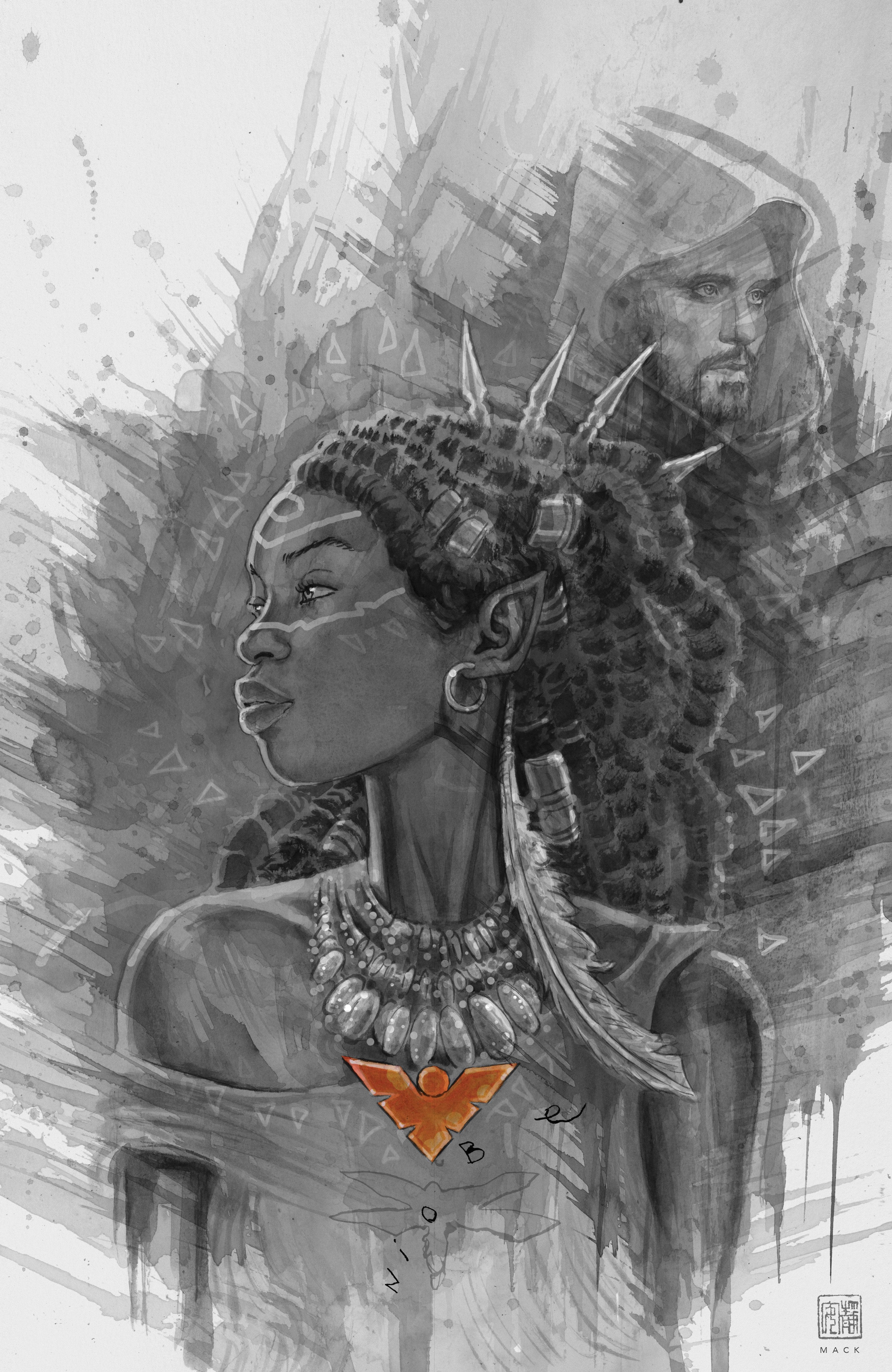 NYCC Con Exclusive David Mack Color Splash 11x17 Lithos